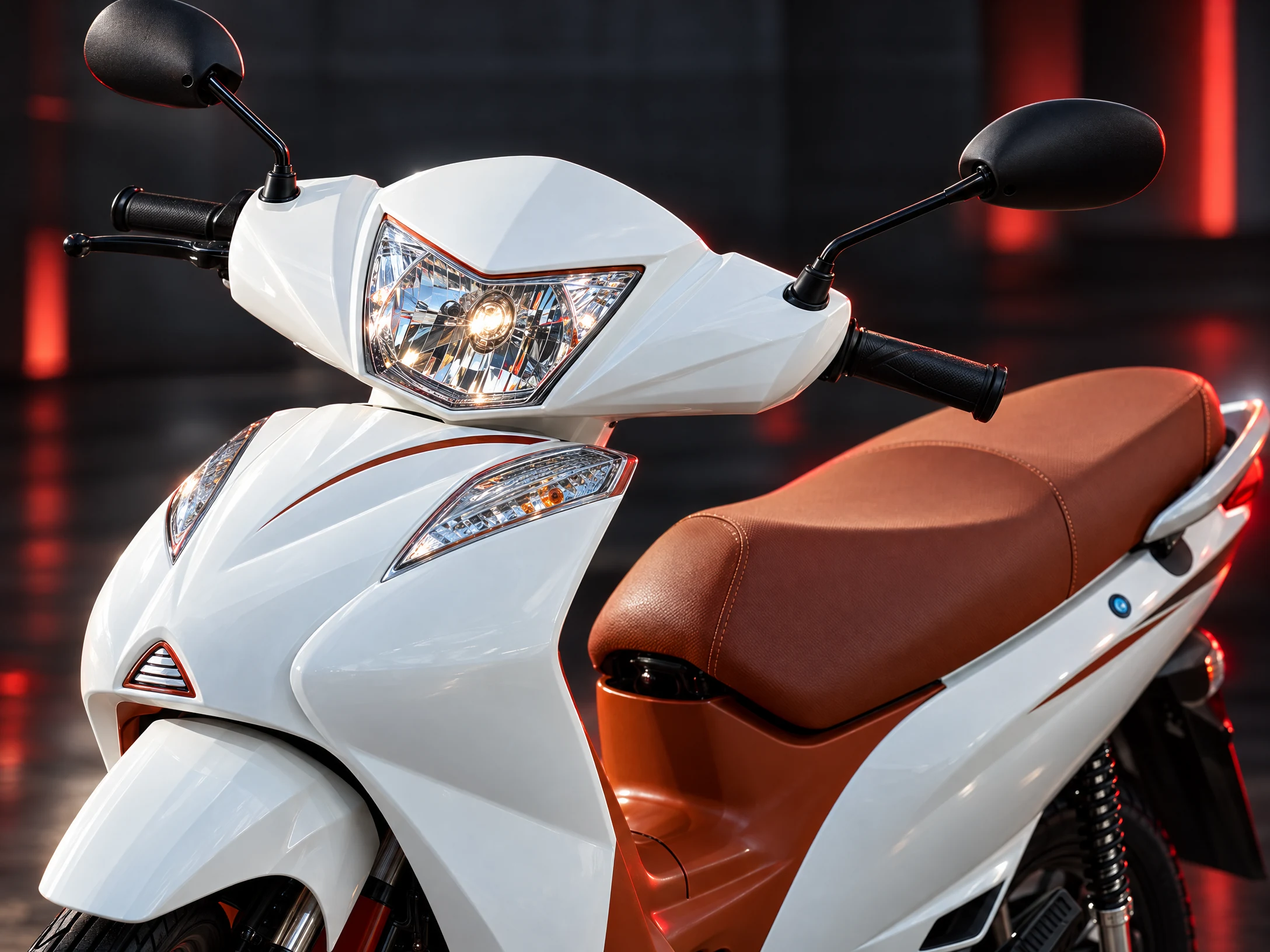 Detalhe do painel e banco da New Jet 125